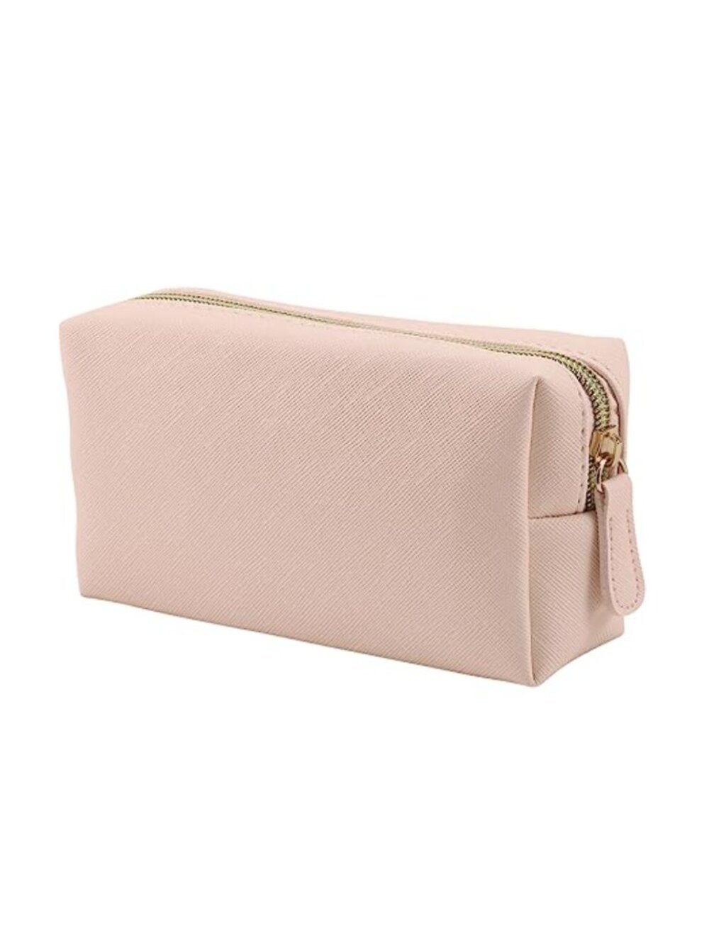 Small Waterproof PU Leather Cosmetic Bag Travel Makeup Pouch Zipper Organizer